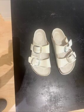 Birkenstock ladies double buckle leather